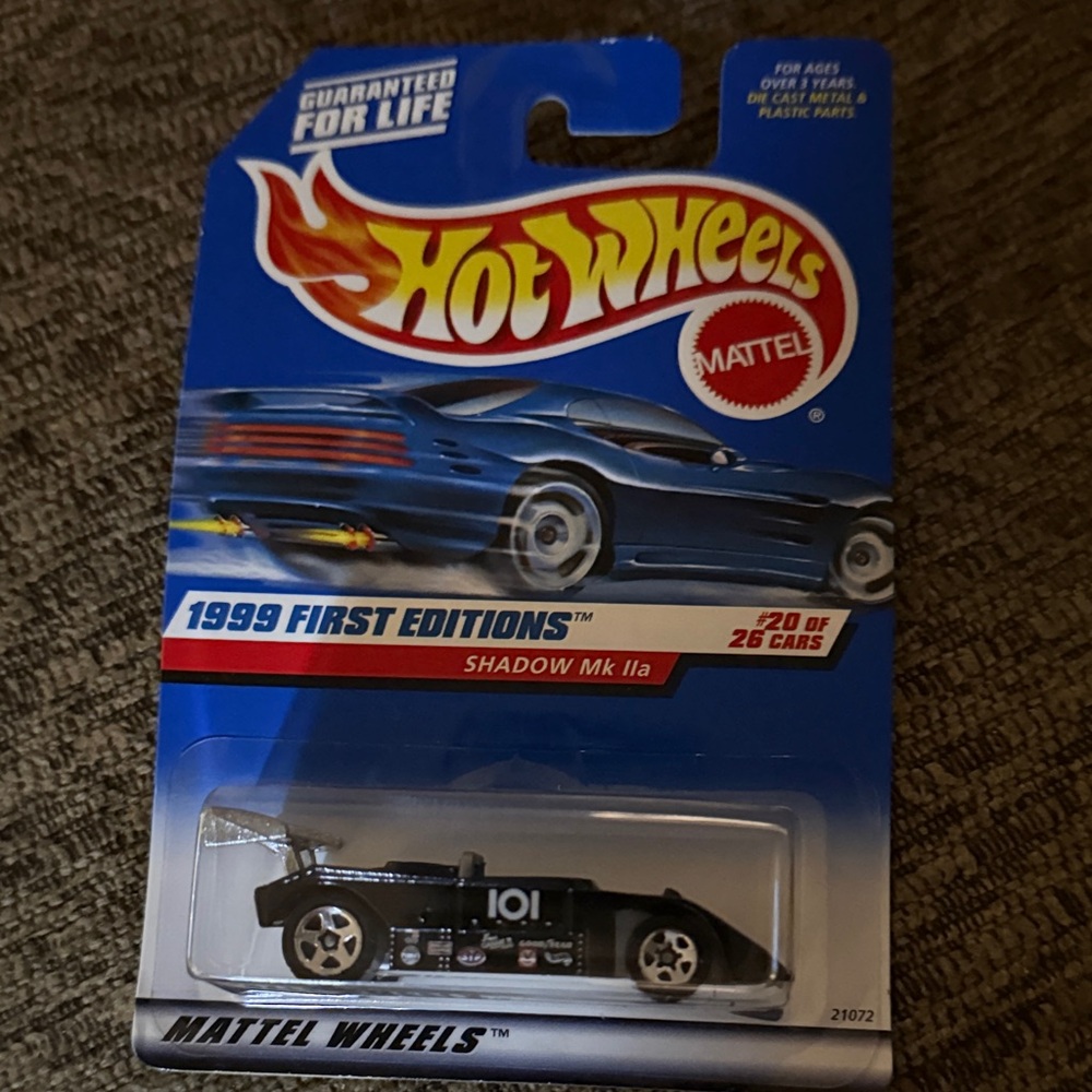 Hot wheels Shadow Mk‎ IIa Black Die-Cast Car